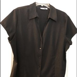 Cato black tailored dress shirt